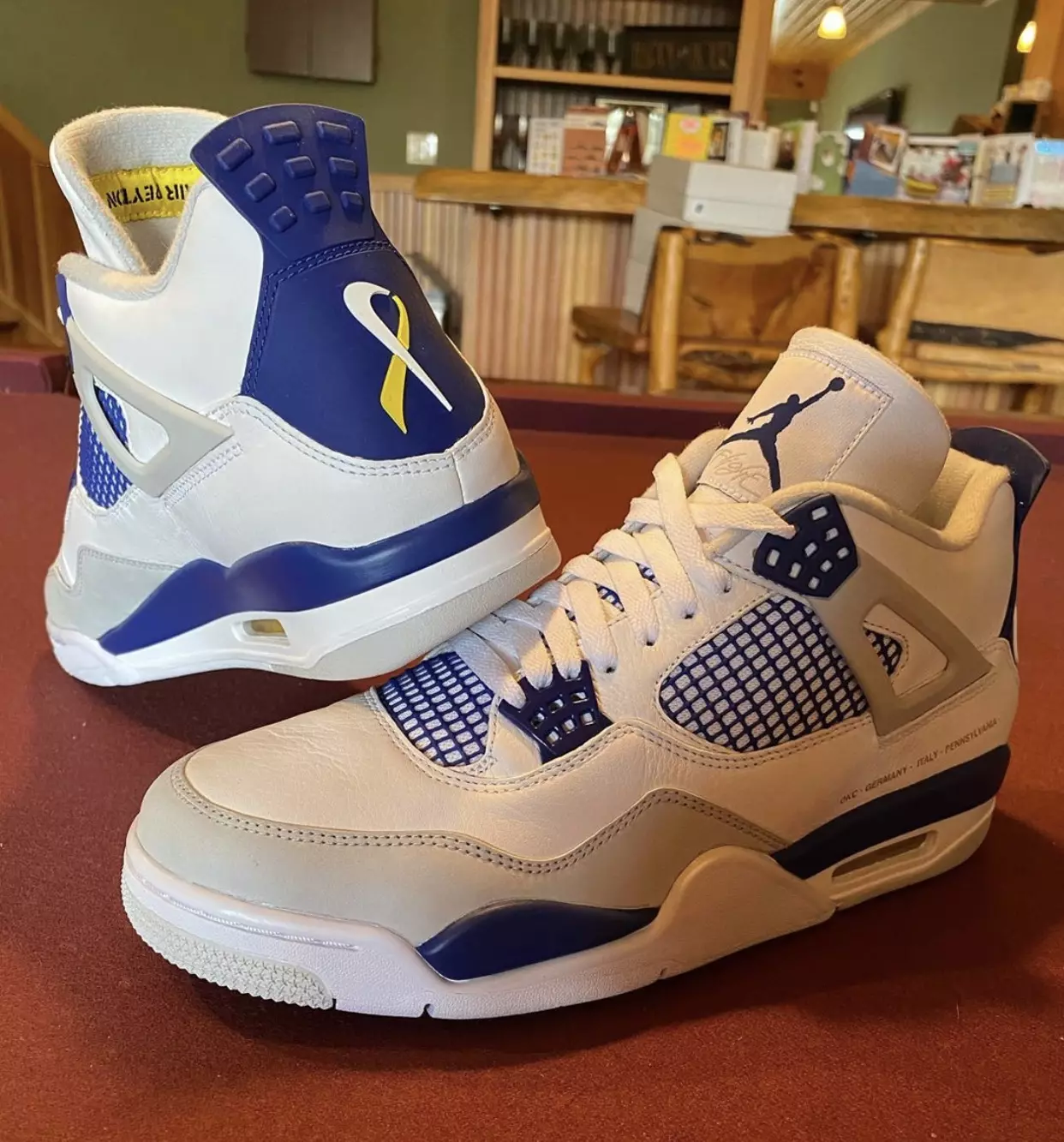 Peyton Smith Air Jordan 4 Tee-a-Wish