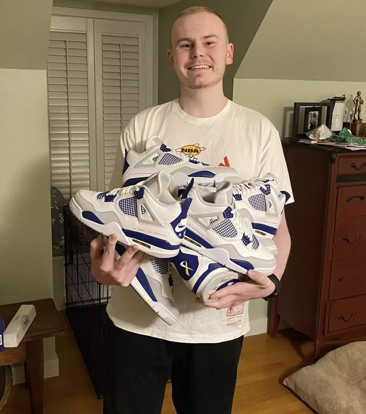 Peyton Smith Aer Jordan 4 Make-A-Wish