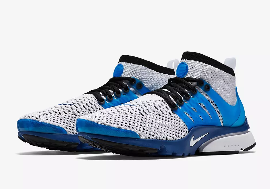 Nike Air Presto Ultra Flyknit Wit Blauw