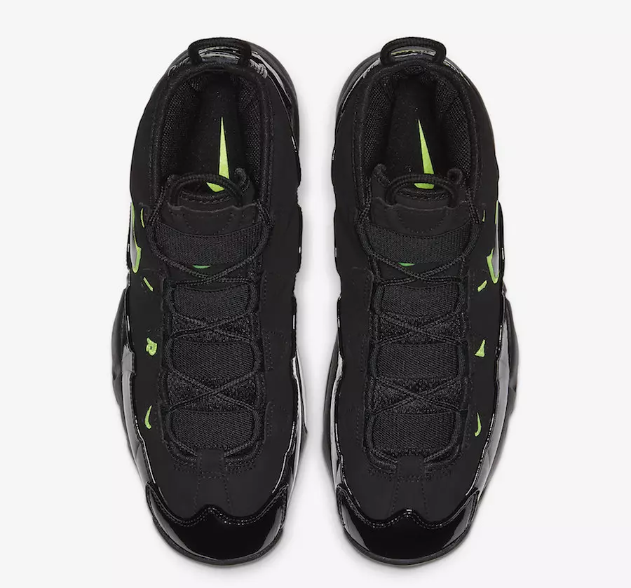 Nike Air Max Uptempo Black Volt CK0892-001 Dáta Eisiúna