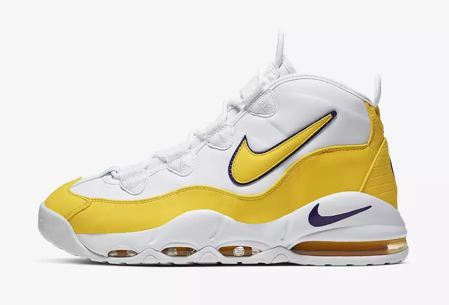 Nike Air Max Uptempo 95 White Amarillo Court Purple CK0892-102 Թողարկման ամսաթիվ