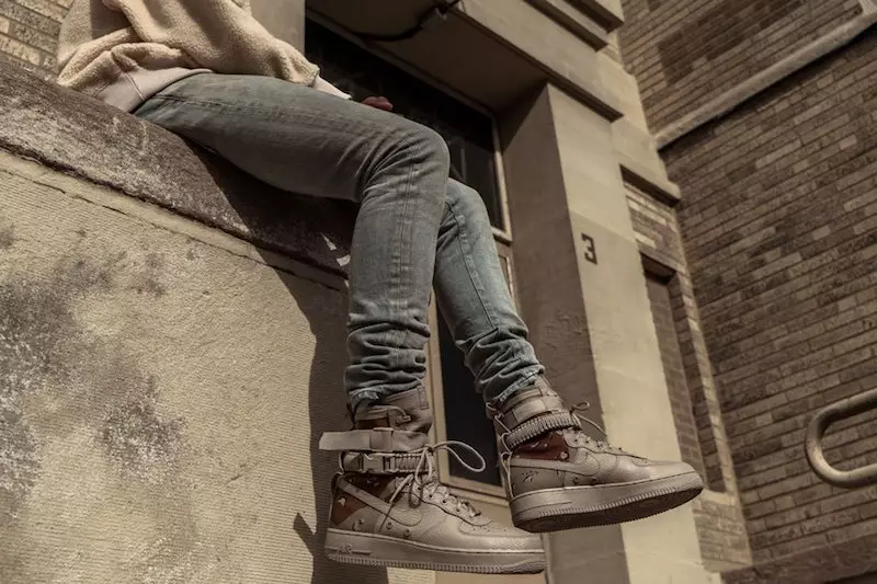 Nike SF-AF1 Desert Camo On Feet