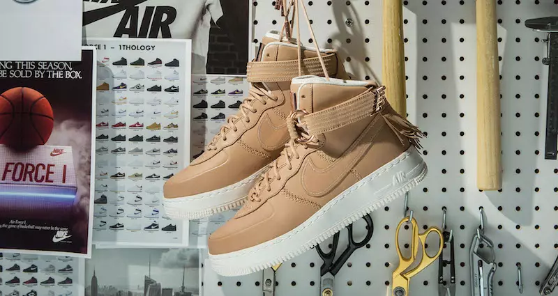 Pogled iza dizajna Nike Air Force 1 High Sport Luxury