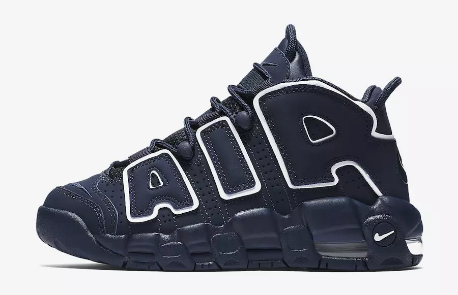 Nike Air More Uptempo темно-синий белый 415082-401