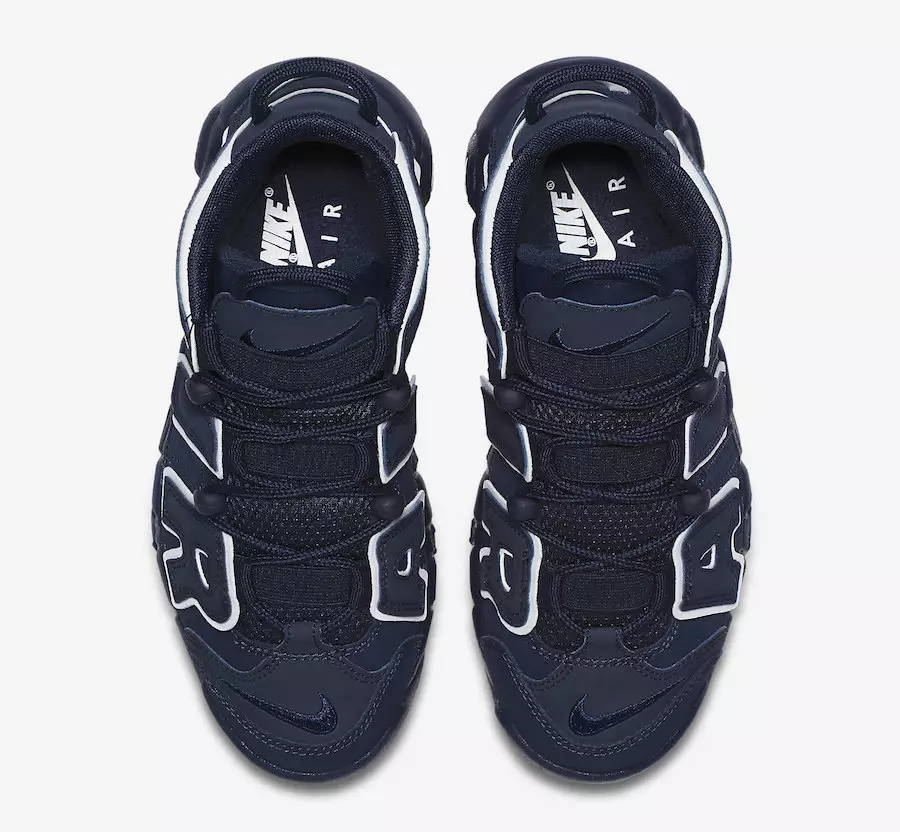 Nike Air More Uptempo темно-синий белый 415082-401