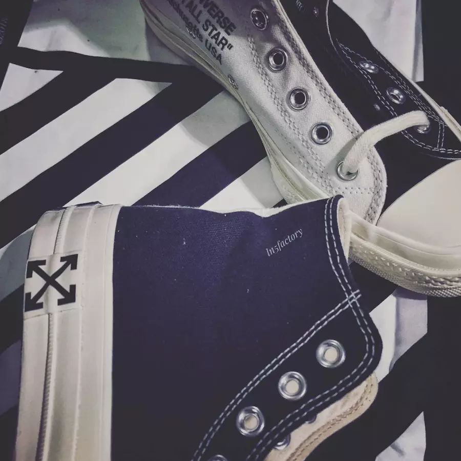 Off-White x Converse Chuck Taylor Svart Vit