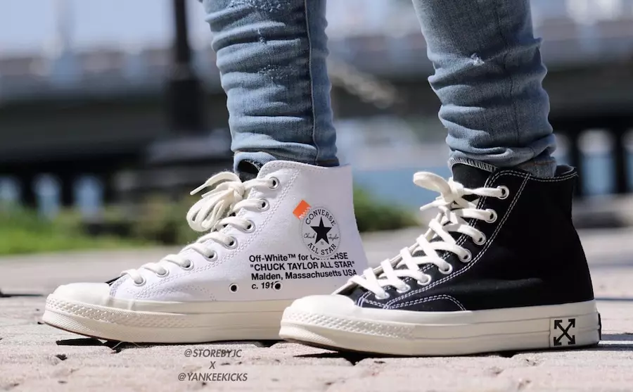 Törtfehér Converse Chuck Taylor fekete fehér