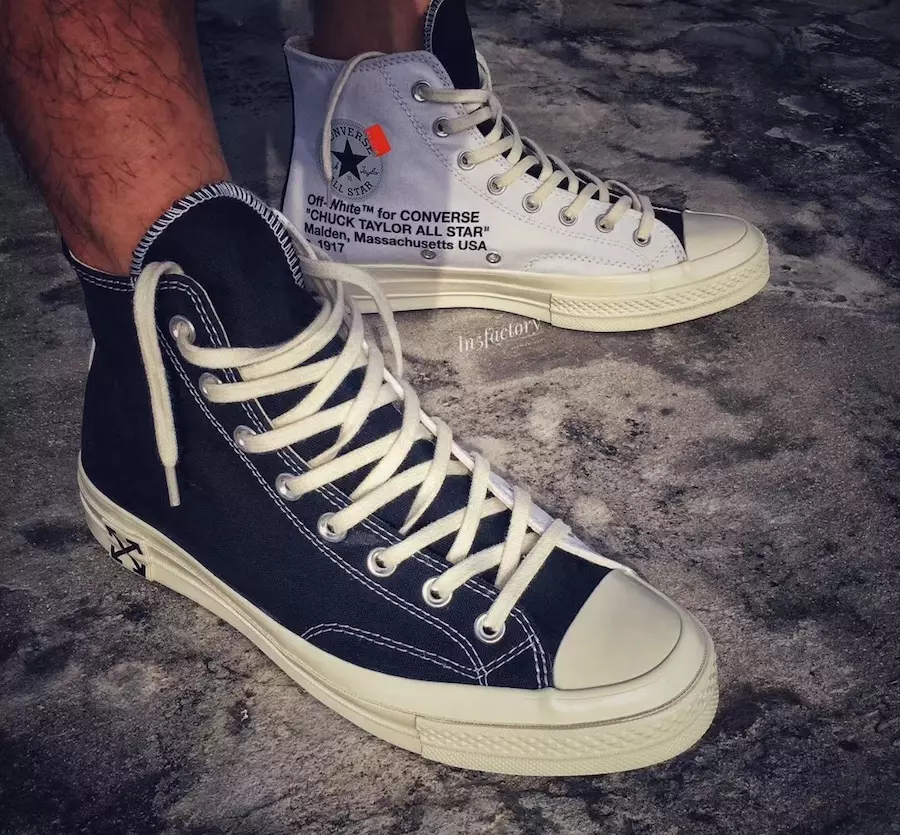 Chuck Taylors esbranquiçados