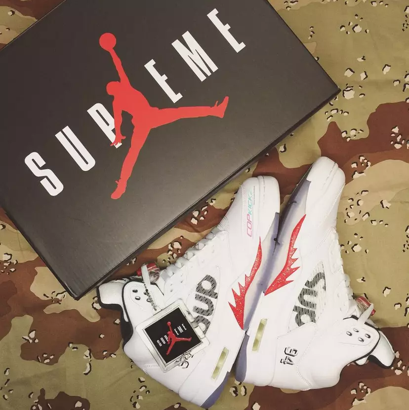 Retro kolekcia Supreme Air Jordan 5