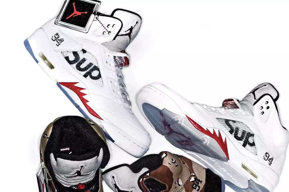 Supreme Jordan 5 Supreme Pack