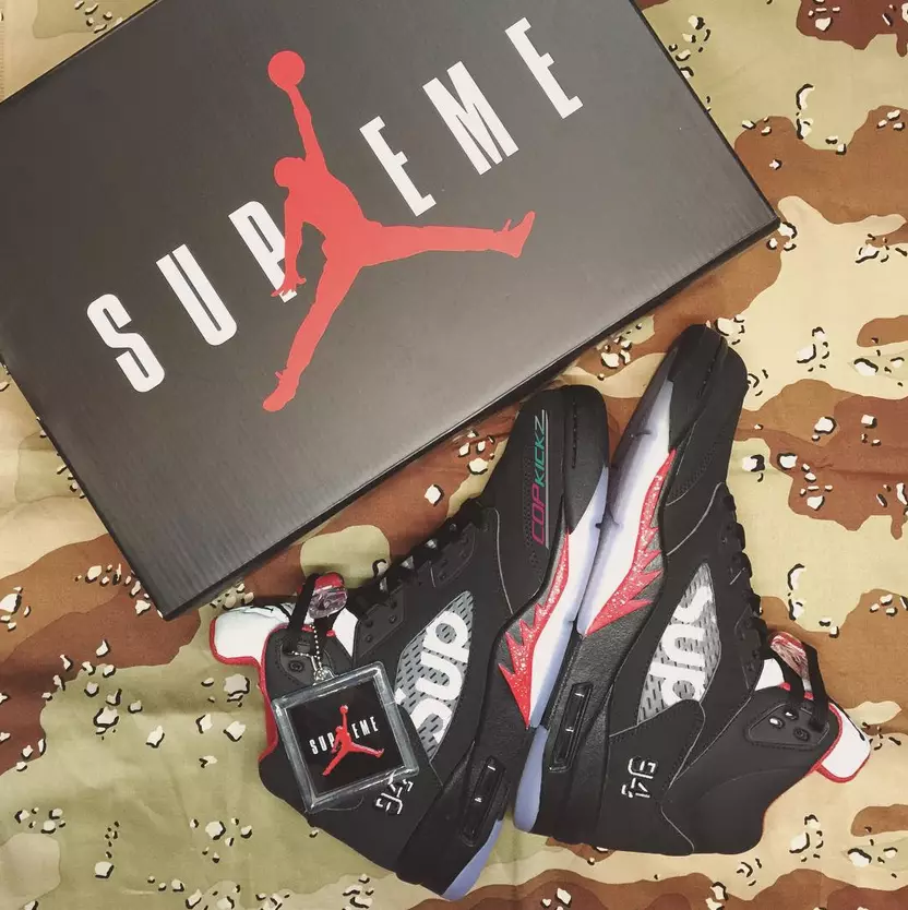 Retro kolekce Supreme Air Jordan 5