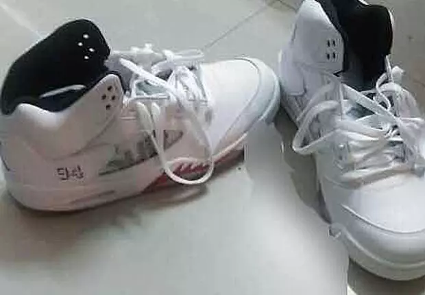 Supreme Air Jordan 5 Білий