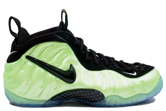 Nike Air Foamposite Pro Electric Green vs Retro