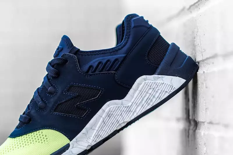 New Balance 009 Navy Lime Glow