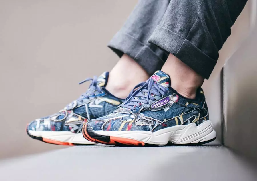 Adidas Falcon lëshon në xhins të lyer