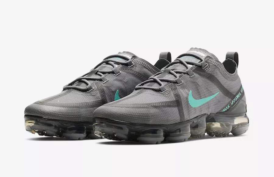 Nike Air VaporMax 2019 so zvýraznenými modrozelenými akcentmi