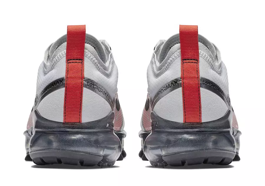 Nike VaporMax 2019 GS Ασημί Λευκό Κόκκινο Μαύρο Ημερομηνία κυκλοφορίας