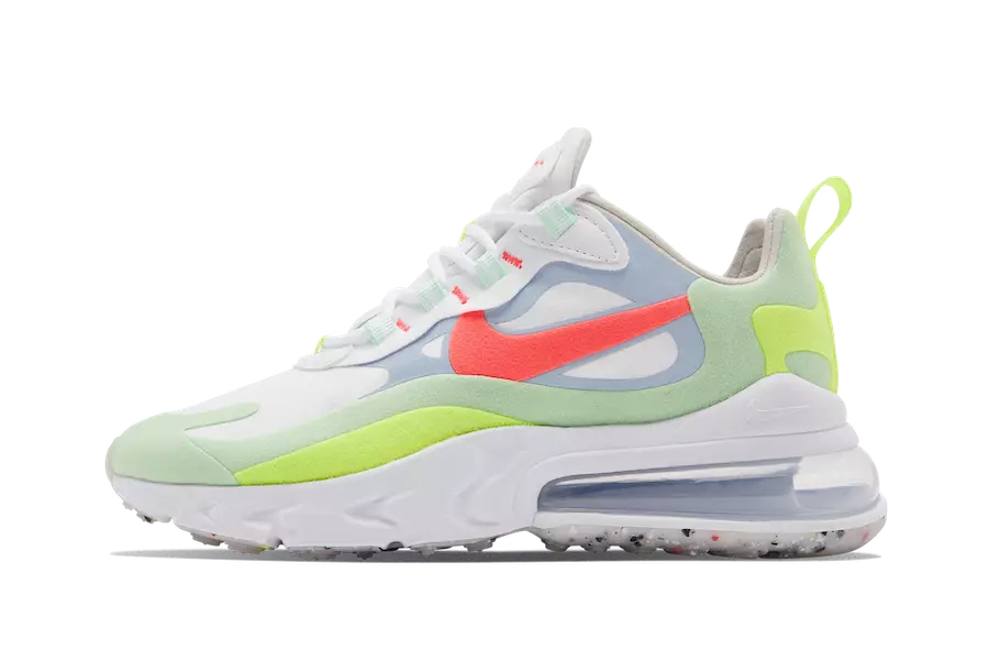 Nike Air Max 270 React Flash Crimson қияр жасыл DB5927-161 Шығарылған күні