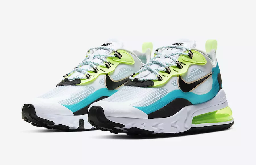 Nike Air Max 270 React Oracle Aqua CT1265-300 izlaišanas datums