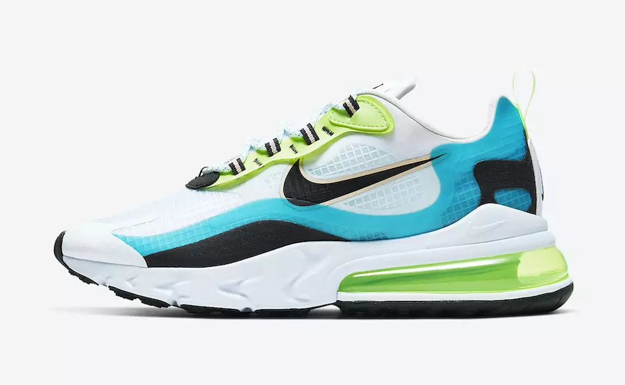 Nike Air Max 270 React Oracle Aqua CT1265-300 תאריך שחרור