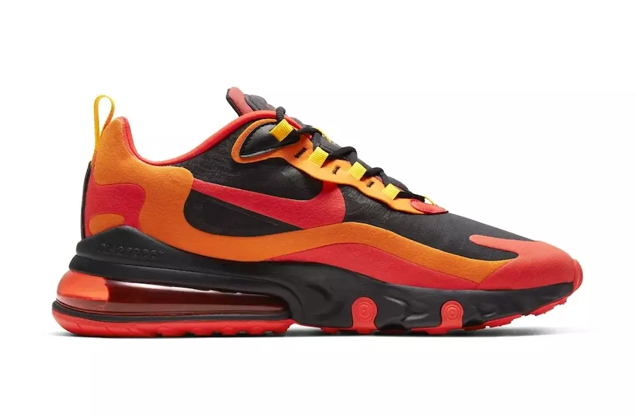 Nike Air Max 270 React Lava Release Date. تاريخ إصدار الحمم المتفاعلة من نايك