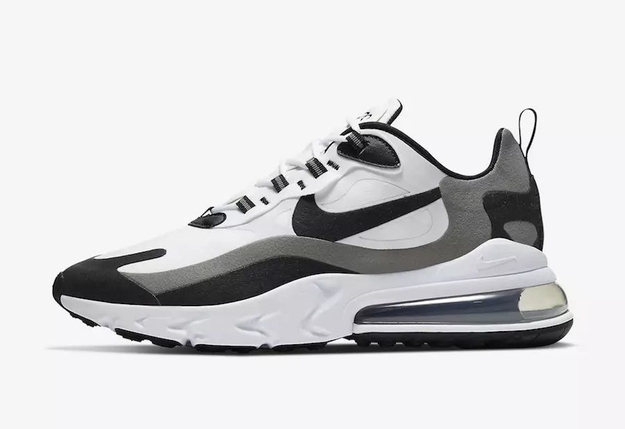 Nike Air Max 270 React לבן שחור CT1264-101 תאריך שחרור