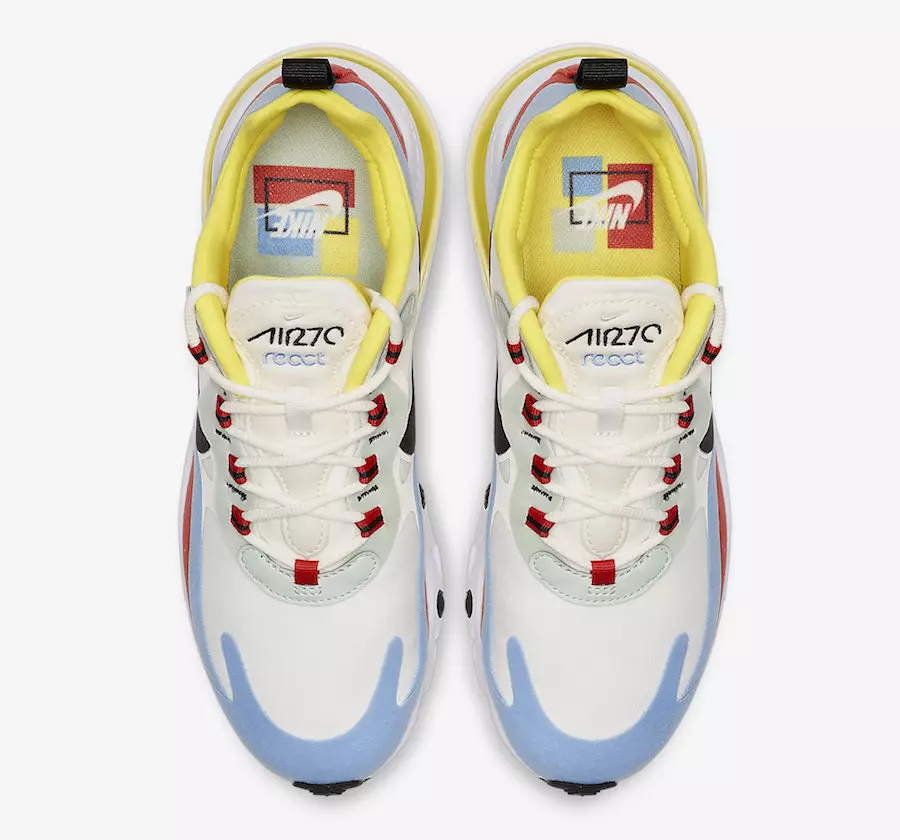 Nike Air Max 270 React WMNS Bauhaus AT6174-002 Data e publikimit