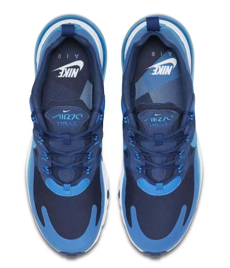 Nike Air Max 270 React Blue Utgivelsesdato Pris