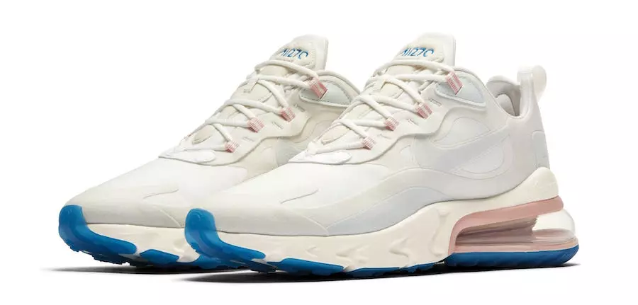 Nike Air Max 270 React White Pink Data lansării Preț