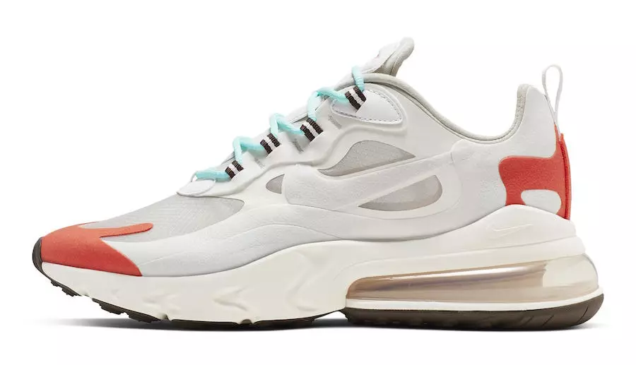 Nike Air Max 270 React White Red Väljalaskekuupäev Hind