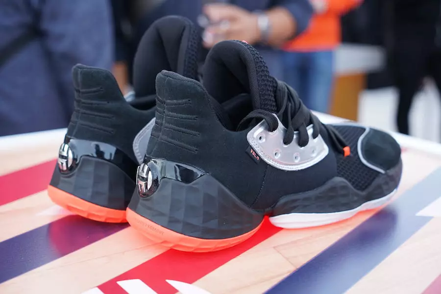 adidas Harden Vol 4 Nero Arancio Data di rilascio