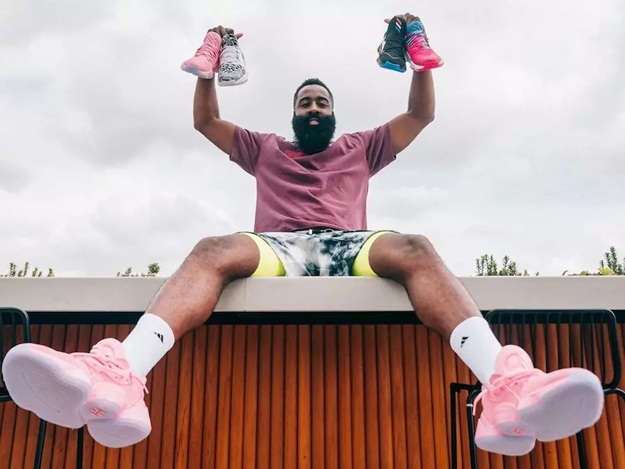 adidas Harden Vol 4 Pink Lemonade Release Date-2