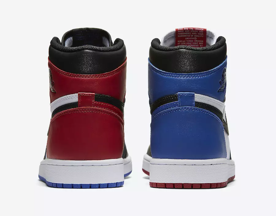 Air Jordan 1 ტოპ 3 2016 წელი