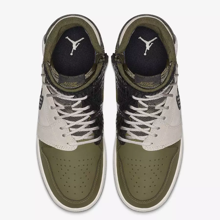 Aer Jordan 1 Rebel XX Canbhás Olive AR5599-300