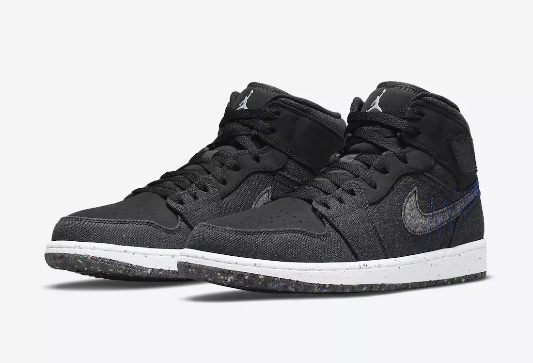 Air Jordan 1 Mid Crater се появява с рециклирани материали