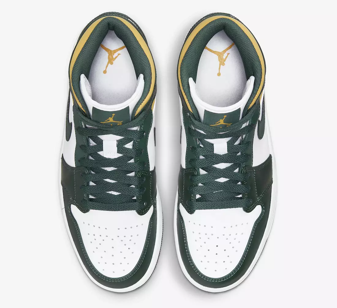 Air Jordan 1 Дунд Ногоон Шар 554724-371 Гарсан огноо