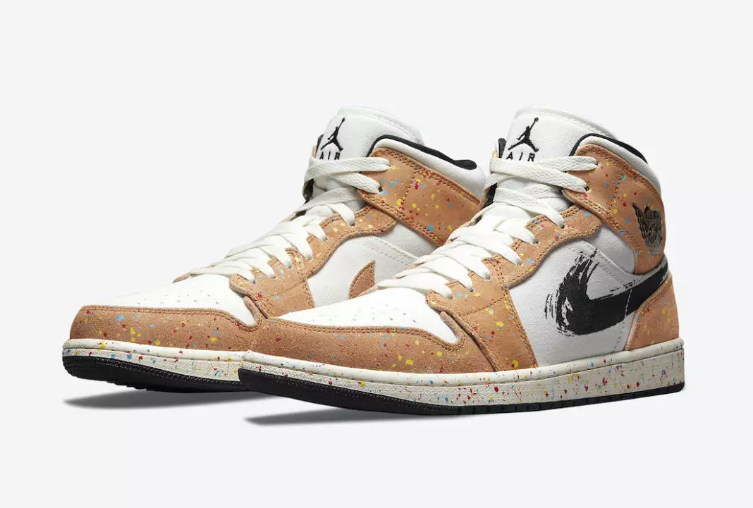 Air Jordan 1 Mid SE Brushstroke DA8005-100 Data e Publikimit