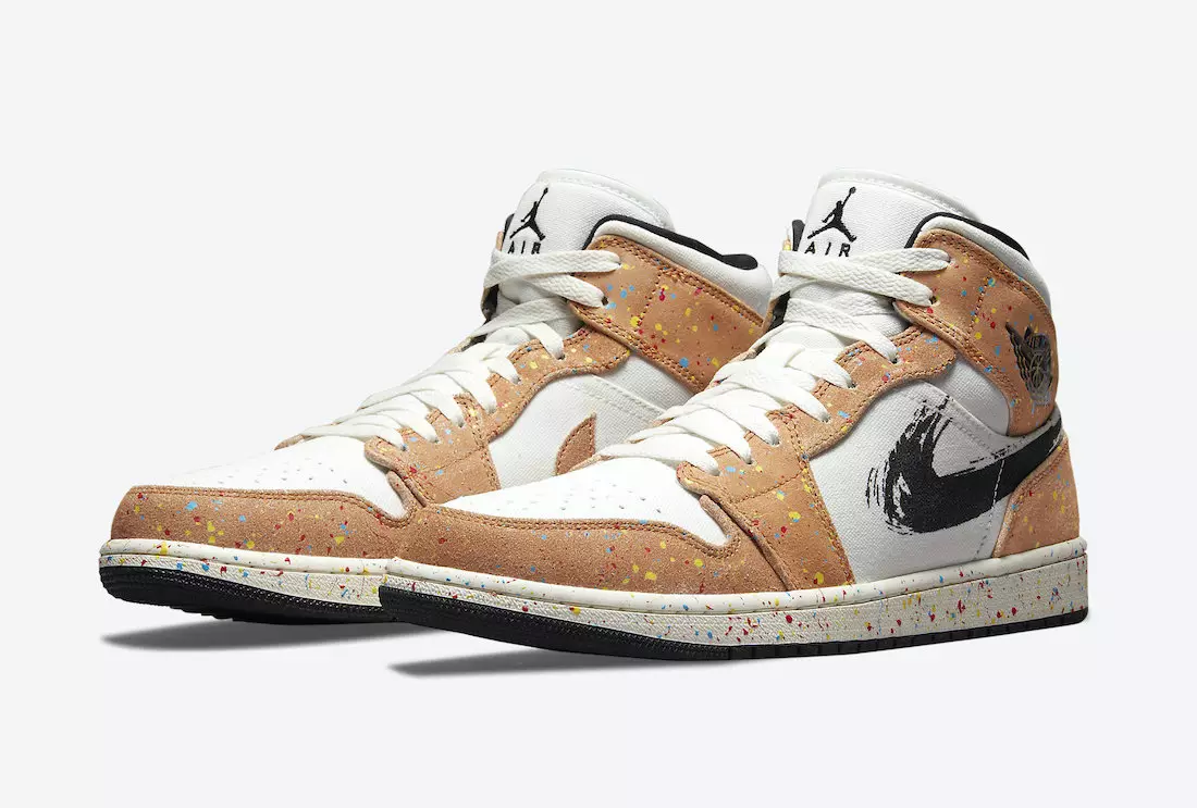 Air Jordan 1 Mid SE Brushstroke DA8005-100 Julkaisupäivä