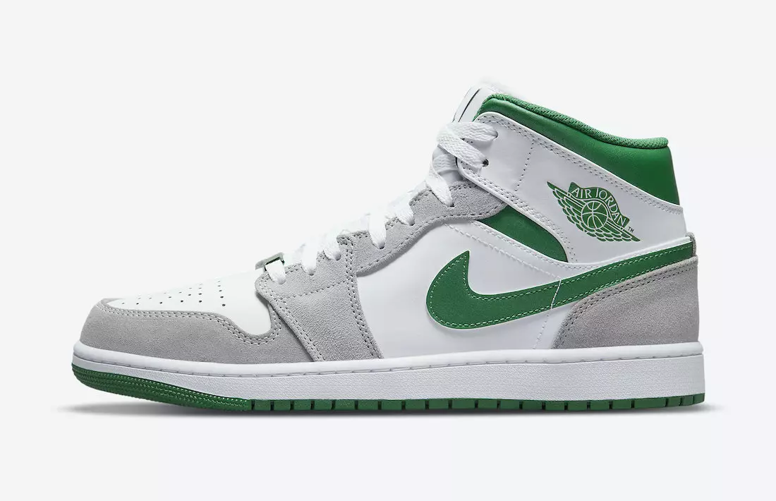 Air Jordan 1 Mid White Green Grey DC7294-103 Datum izdavanja