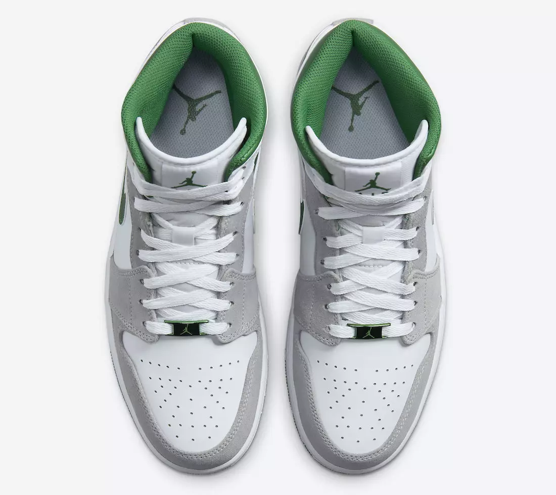 Air Jordan 1 Mid White Green Grey DC7294-103 Дата выпуска