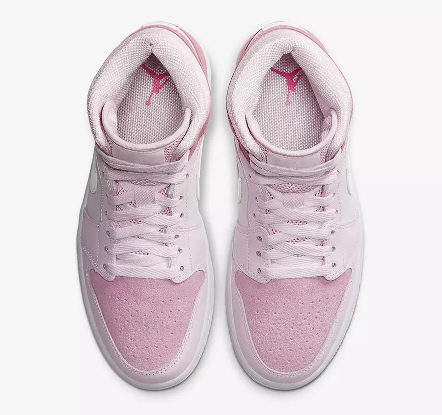 Air Jordan 1 Mid WMNS Digital Pink CW5379-600 תאריך יציאה