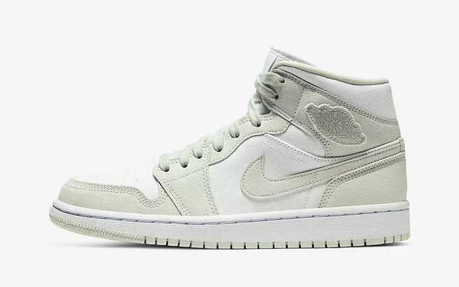 A Canvas Air Jordan 1 Mid Releasing in