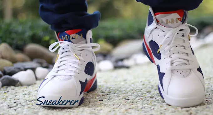 Jordan 7 Tinker Alternate On Feet