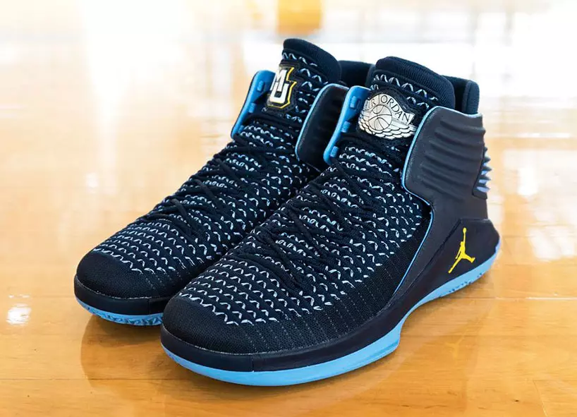 Marquette và Georgetown tiết lộ màu sắc Air Jordan 32 PE của họ