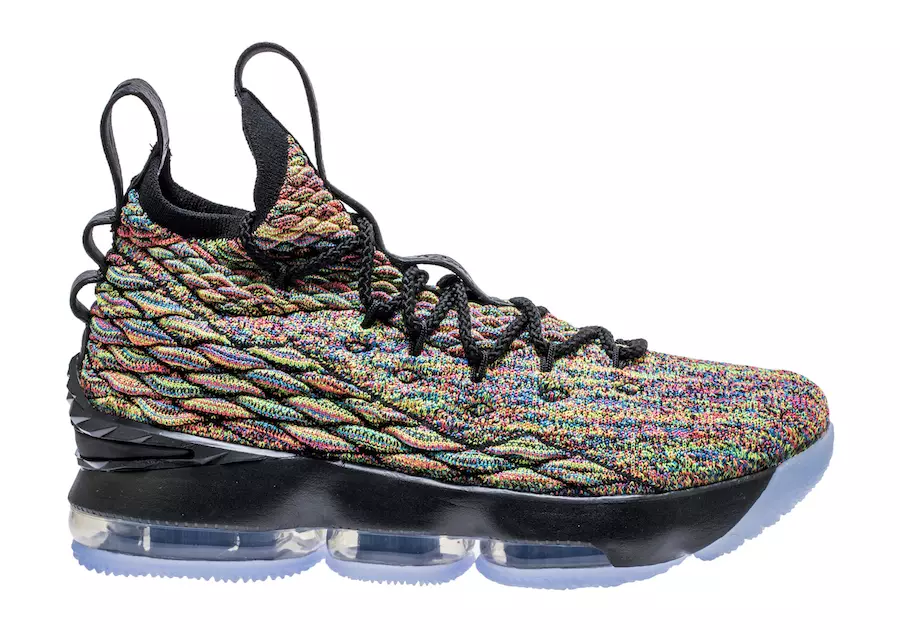 Nike LeBron 15 GS Fruity Pebbles Black 897648-901