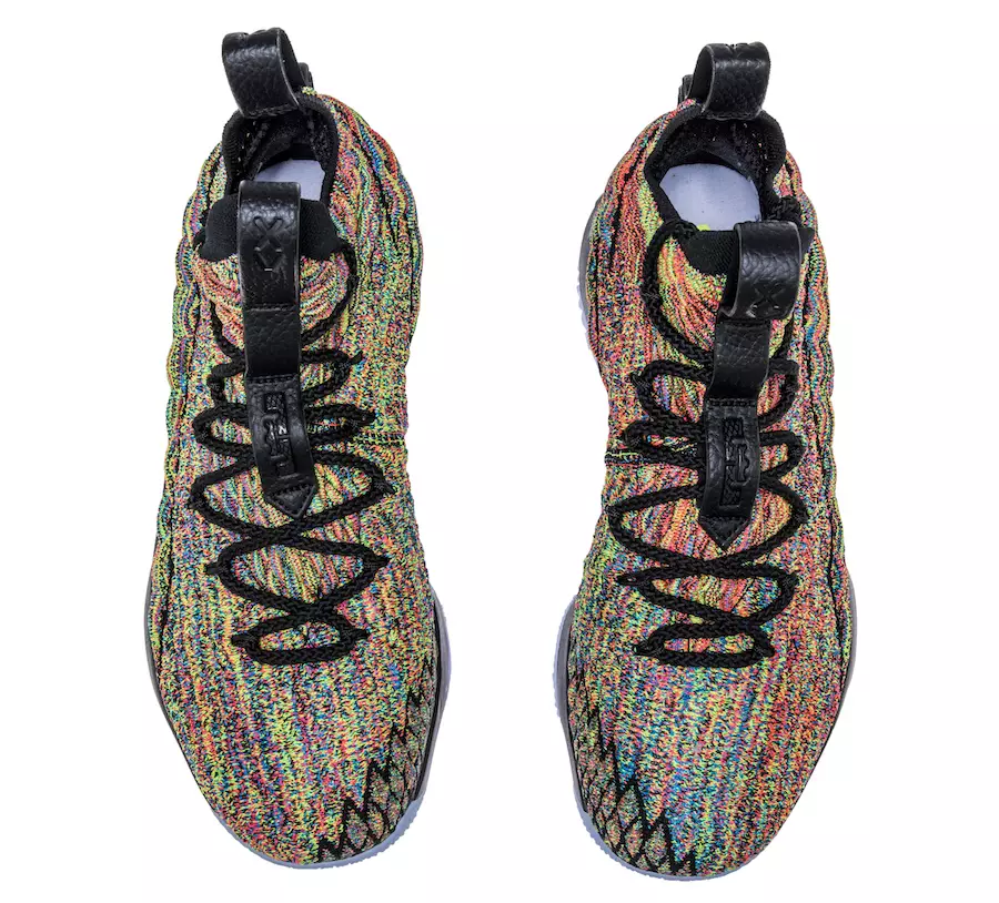 Nike LeBron 15 GS Fruity Pebbles Hitam 897648-901