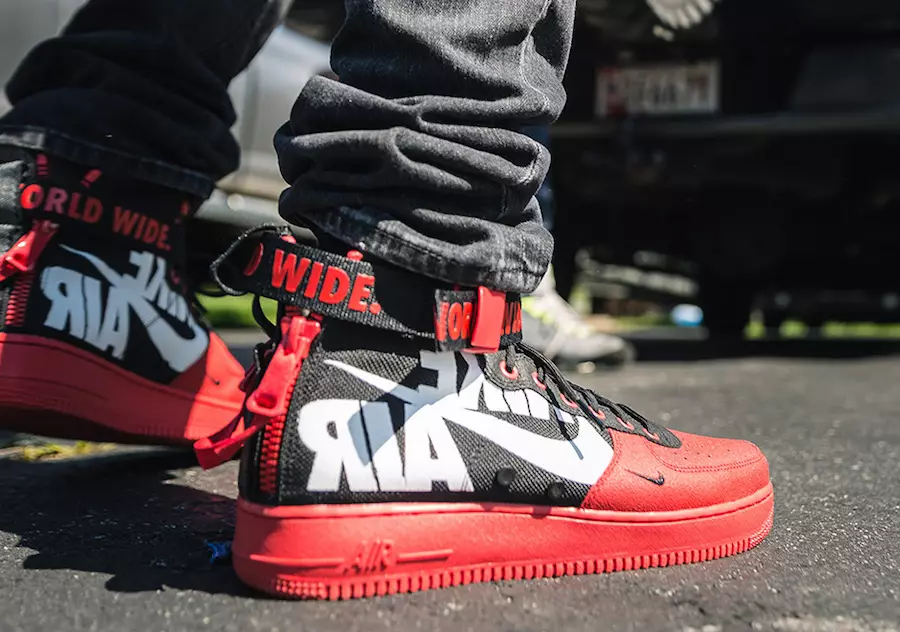 Nike SF-AF1 Mid 12 Сағат ұлдарға арналған Dirt-Bike экипажы