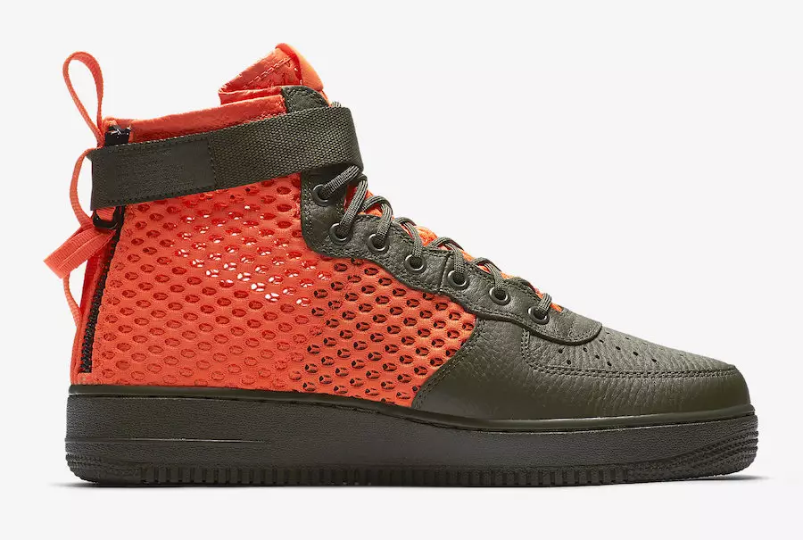 Nike SF-AF1 Mid Cargo Xaki Apelsin AA7345-300