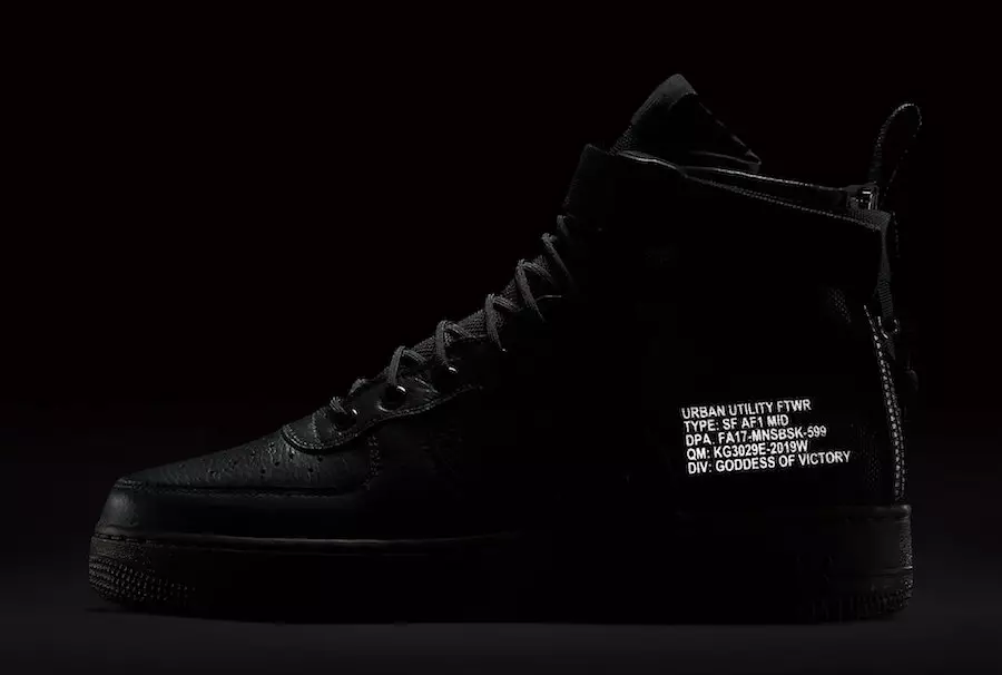 Nike SF-AF1 Mid Black Cargo Kaki 917753-002