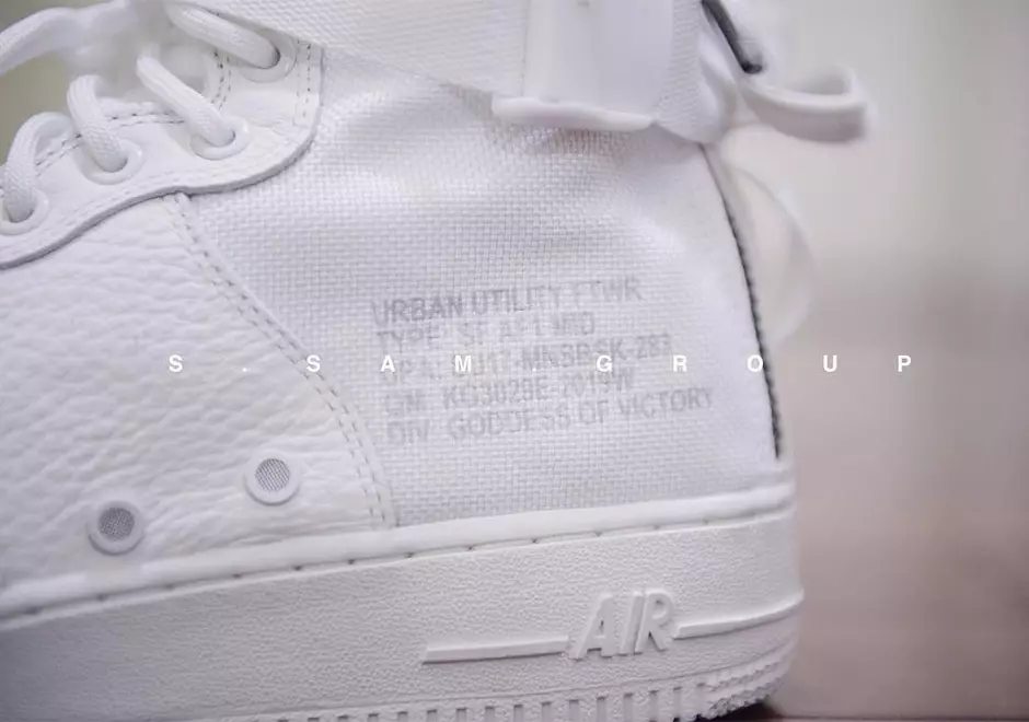 Nike SF-AF1 Mid Triple White Data ta' Rilaxx